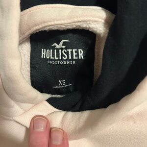 Hollister Light Pink Hoodie XS